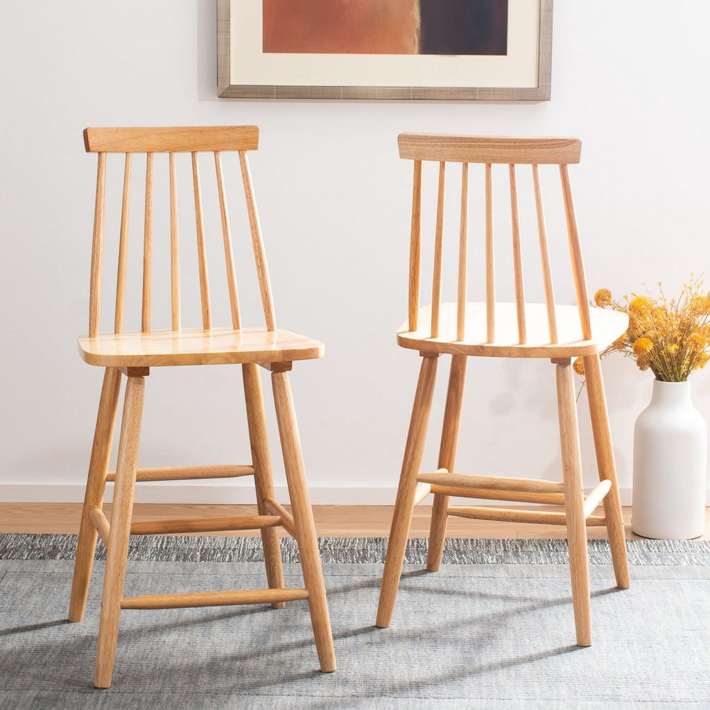 Safavieh Beaufort Counter Stool - Natural (Set of 2)