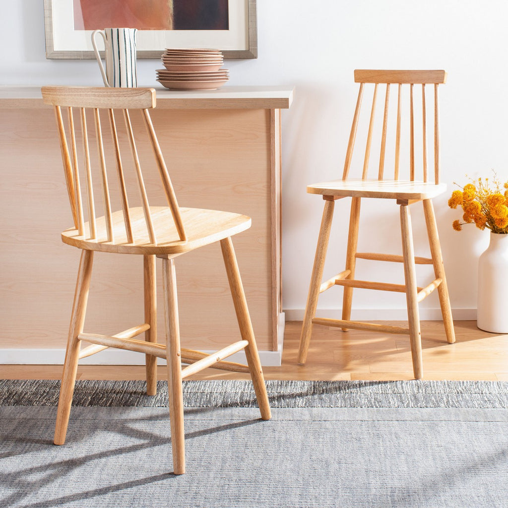 Safavieh Beaufort Counter Stool - Natural (Set of 2)