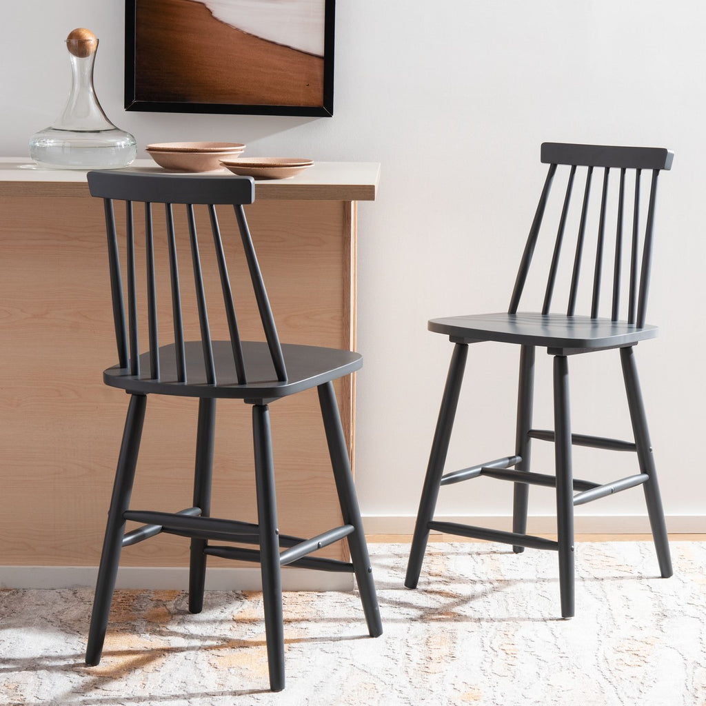 Safavieh Beaufort Counter Stool - Grey (Set of 2)