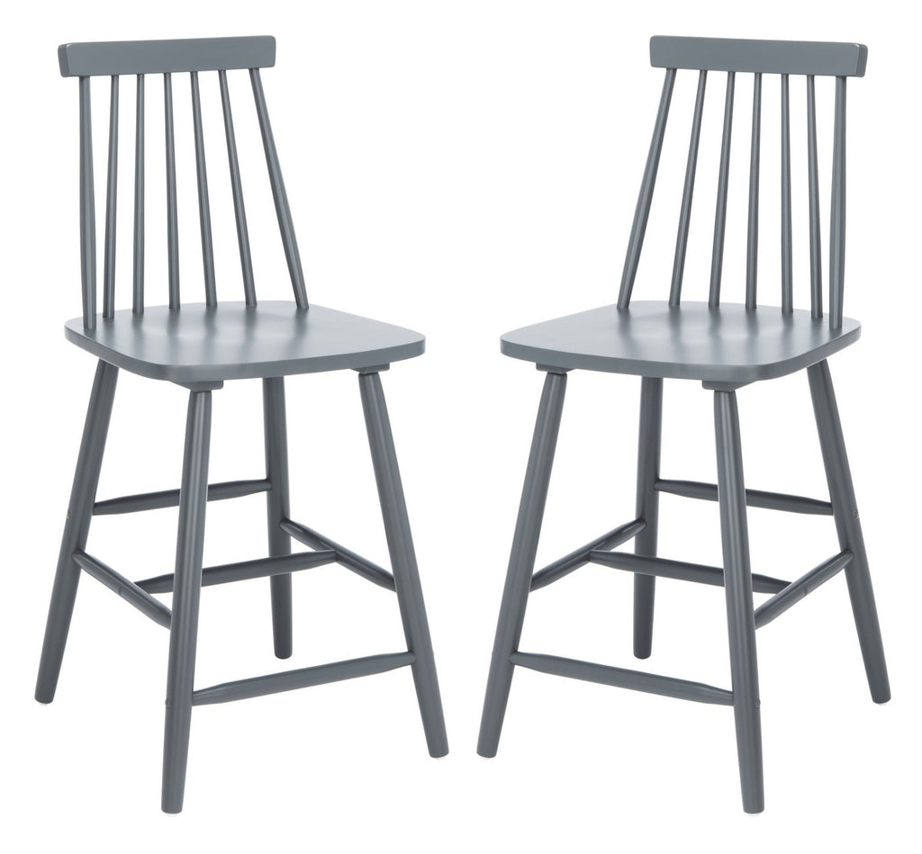 Safavieh Beaufort Counter Stool - Grey (Set of 2)