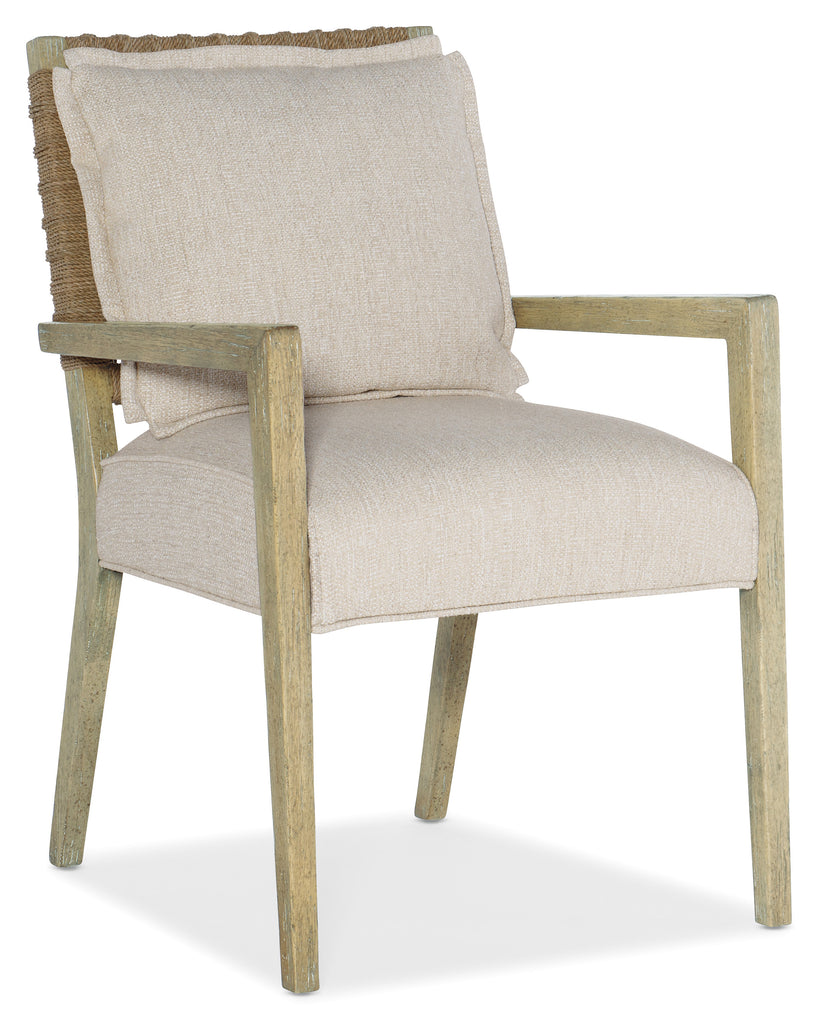 Surfrider Woven Back Arm Chair-2 per ctn/price ea | Hooker Furniture - 6015-75301-80