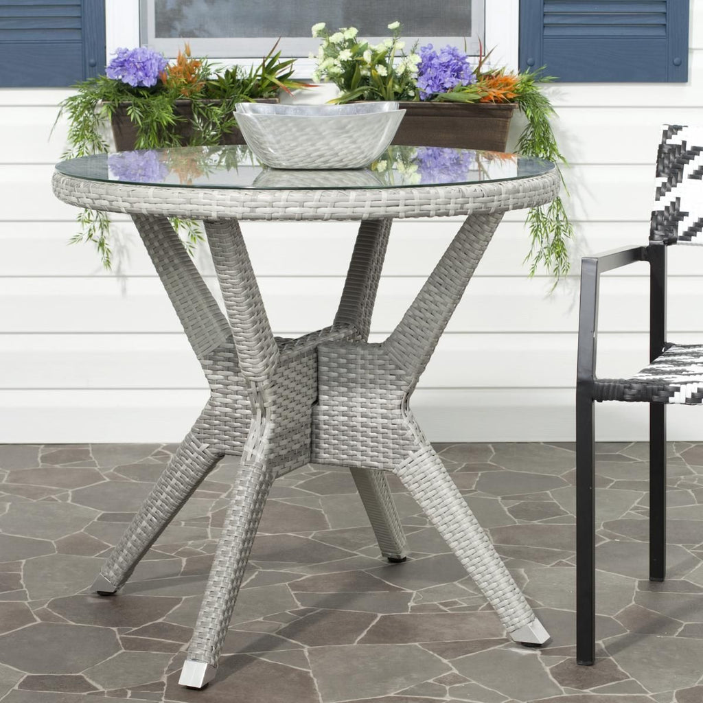 Safavieh Langer Round Dining Table - Grey