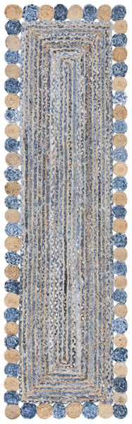 Safavieh Cape Cod Rug Collection CAP201C - Blue / Beige