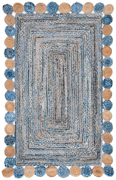 Safavieh Cape Cod Rug Collection CAP201C - Blue / Beige