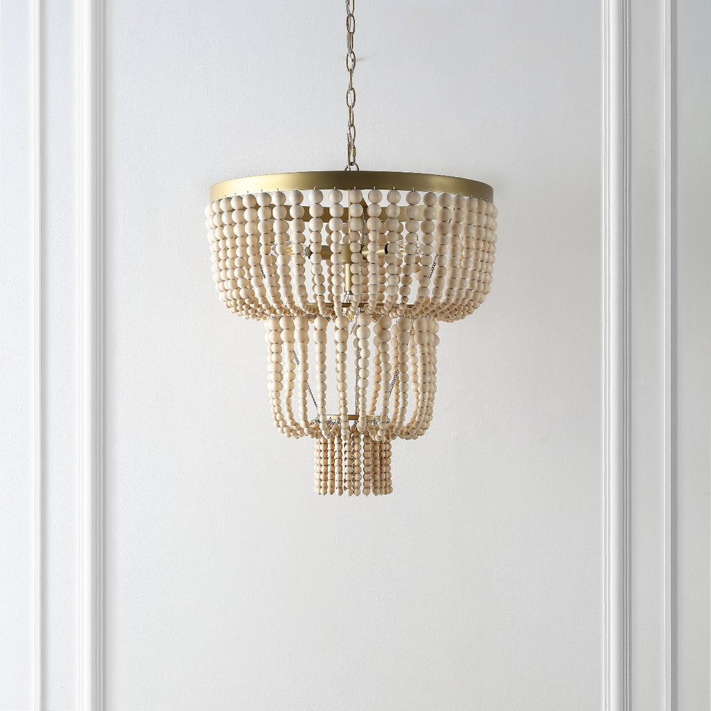 Safavieh Aleynne Chandelier, Brass Painted