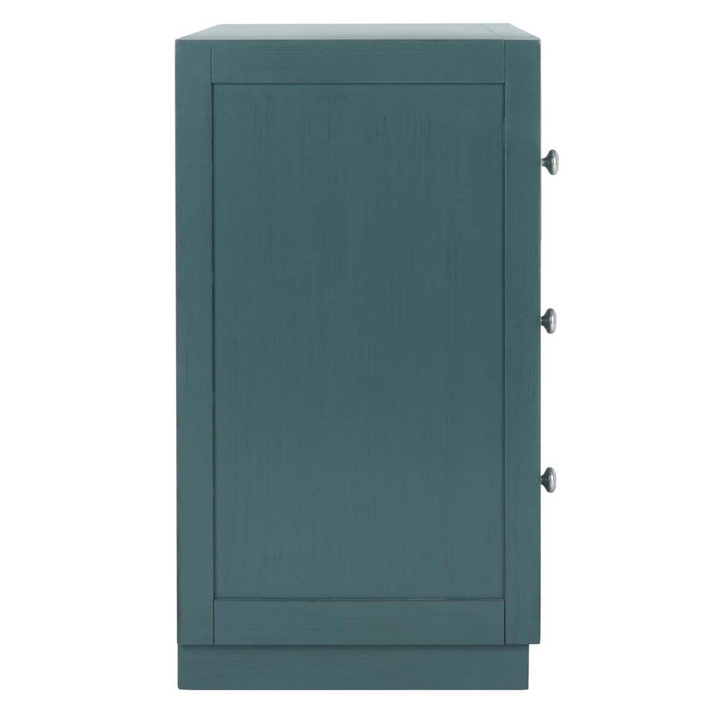 Safavieh Basie 3 Drawer Chest - Steel Teal