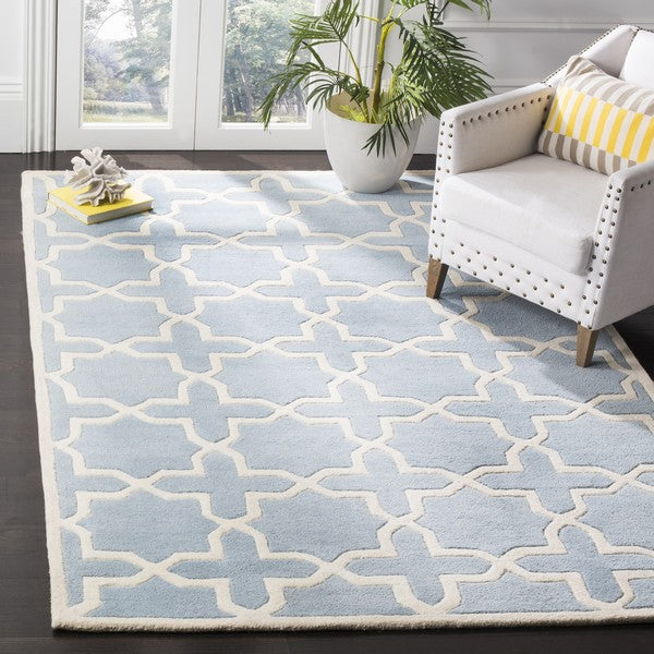 Safavieh Chatham Rug Collection CHT732B - Blue / Ivory