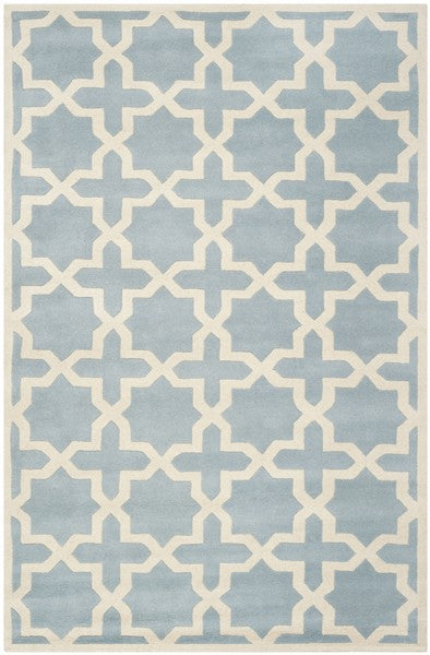 Safavieh Chatham Rug Collection CHT732B - Blue / Ivory