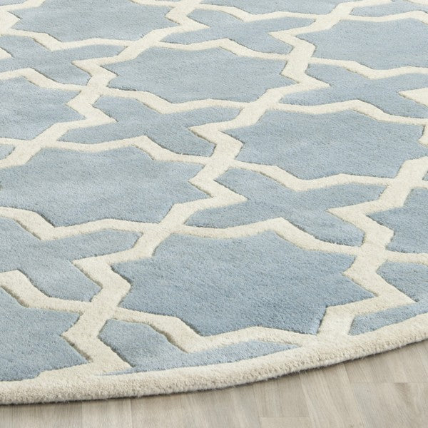 Safavieh Chatham Rug Collection CHT732B - Blue / Ivory