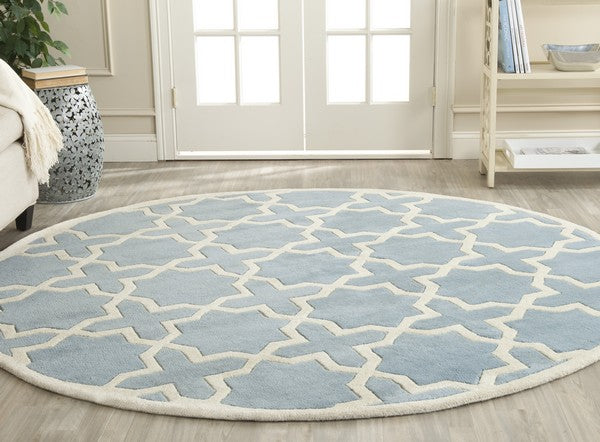 Safavieh Chatham Rug Collection CHT732B - Blue / Ivory