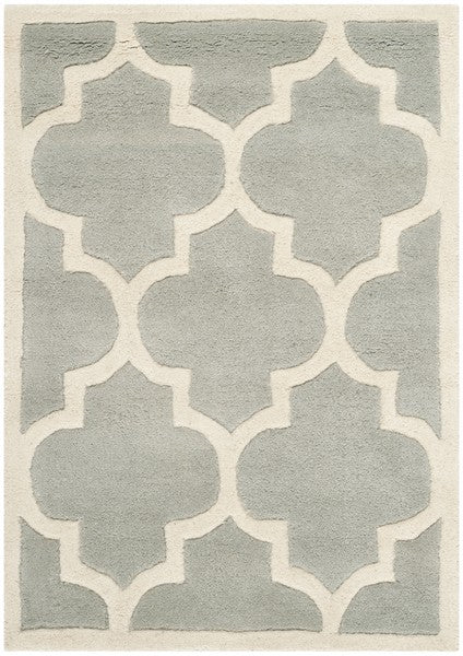 Safavieh Chatham Rug Collection CHT733E - Grey / Ivory