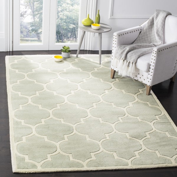 Safavieh Chatham Rug Collection CHT733E - Grey / Ivory