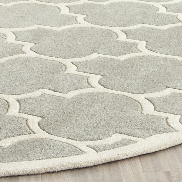 Safavieh Chatham Rug Collection CHT733E - Grey / Ivory