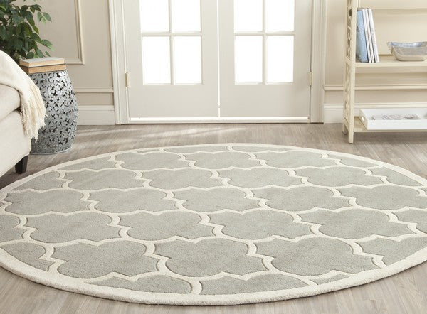 Safavieh Chatham Rug Collection CHT733E - Grey / Ivory