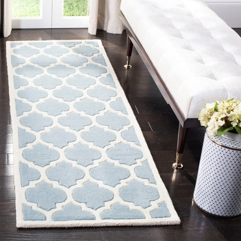 Safavieh Chatham Rug Collection CHT734B - Blue / Ivory