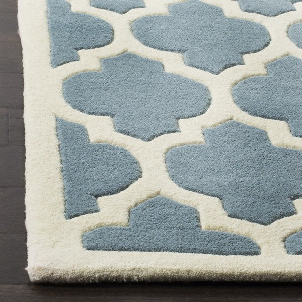 Safavieh Chatham Rug Collection CHT734B - Blue / Ivory