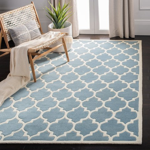 Safavieh Chatham Rug Collection CHT734B - Blue / Ivory