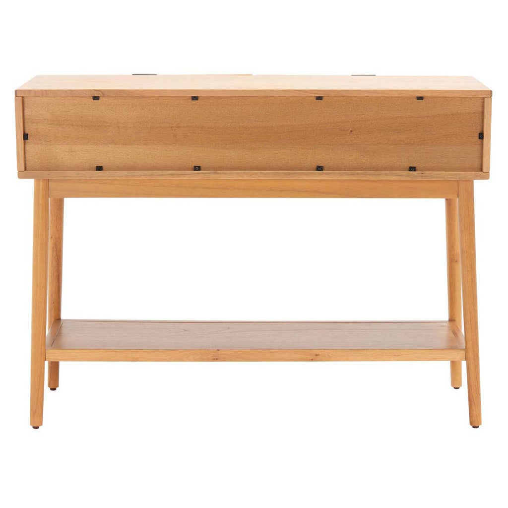 Safavieh Baisley 2 Drawer Rattan Console Table - Natural