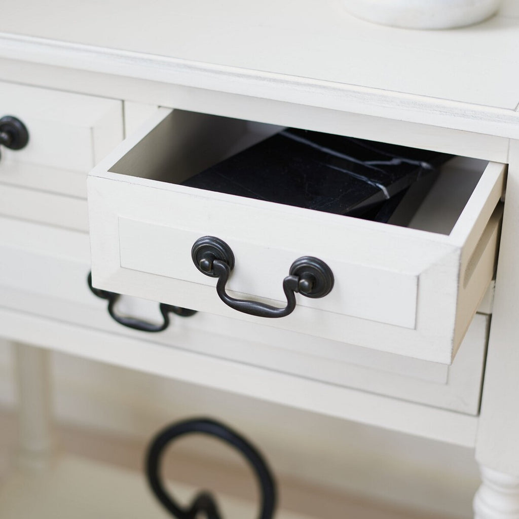 Safavieh Primrose 3 Drawer Console Table - Distrssed White