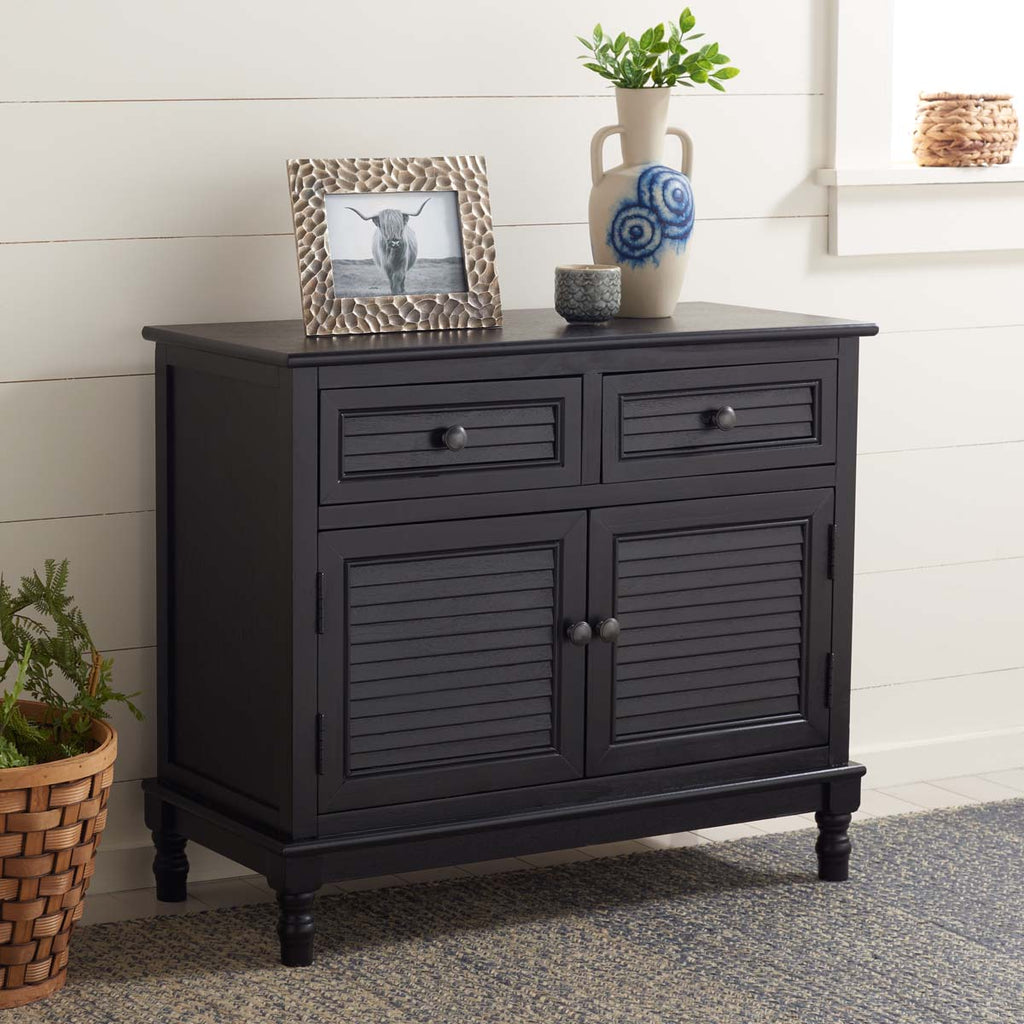 Safavieh Tate 2Drw 2 Door Sideboard - Black