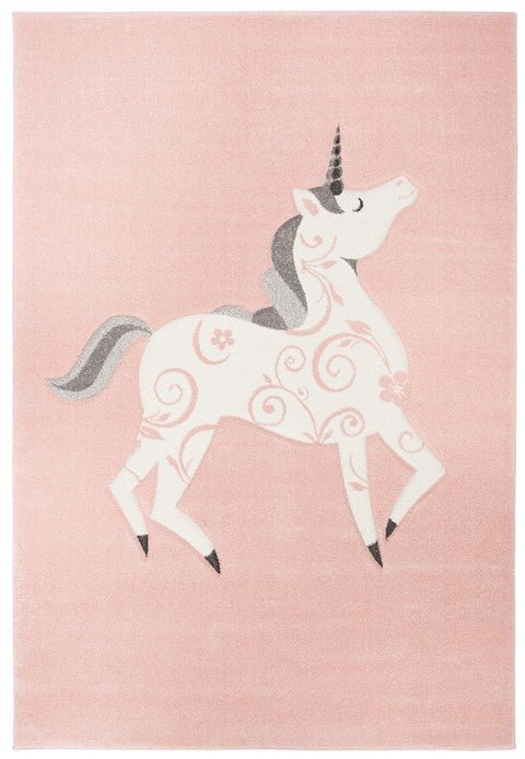 Safavieh Carousel Kids 100 Rug Collection CRK163P - Pink / Ivory