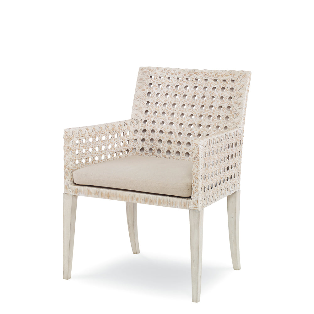 Litchfield Arm Chair-Pn/Flax