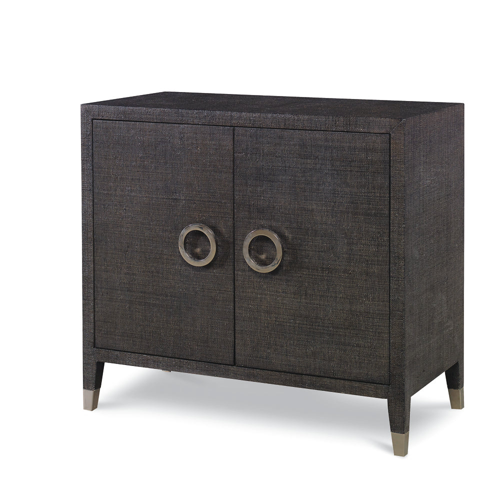 Charleston 2 Door Chest-Black