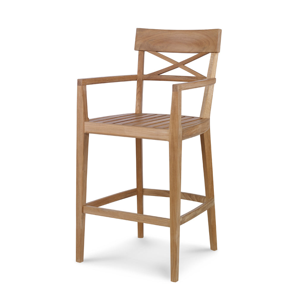 Teak Bar Stool