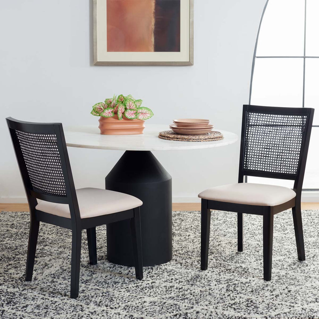 Safavieh Margo Dining Chair (Set of 2) - Black / White