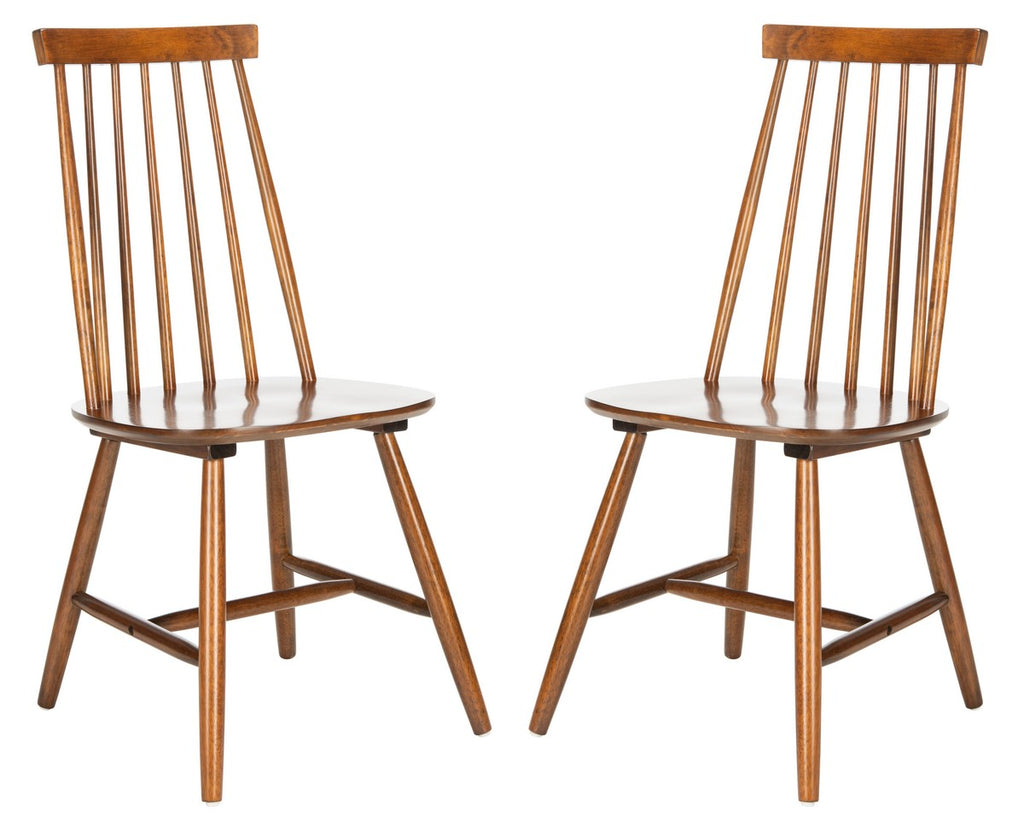 Safavieh Priam Dining Chair-Walnut (Set of 2)