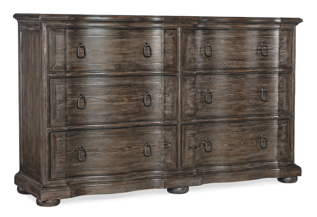 Traditions Six-Drawer Dresser | Hooker Furniture - 5961-90002-89