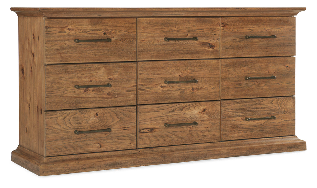 Big Sky Nine Drawer Dresser | Hooker Furniture - 6700-90202-80