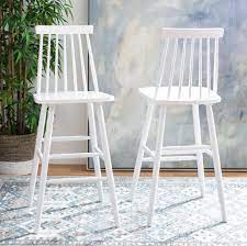 Safavieh Beaufort Bar Stool-White (Set of 2)