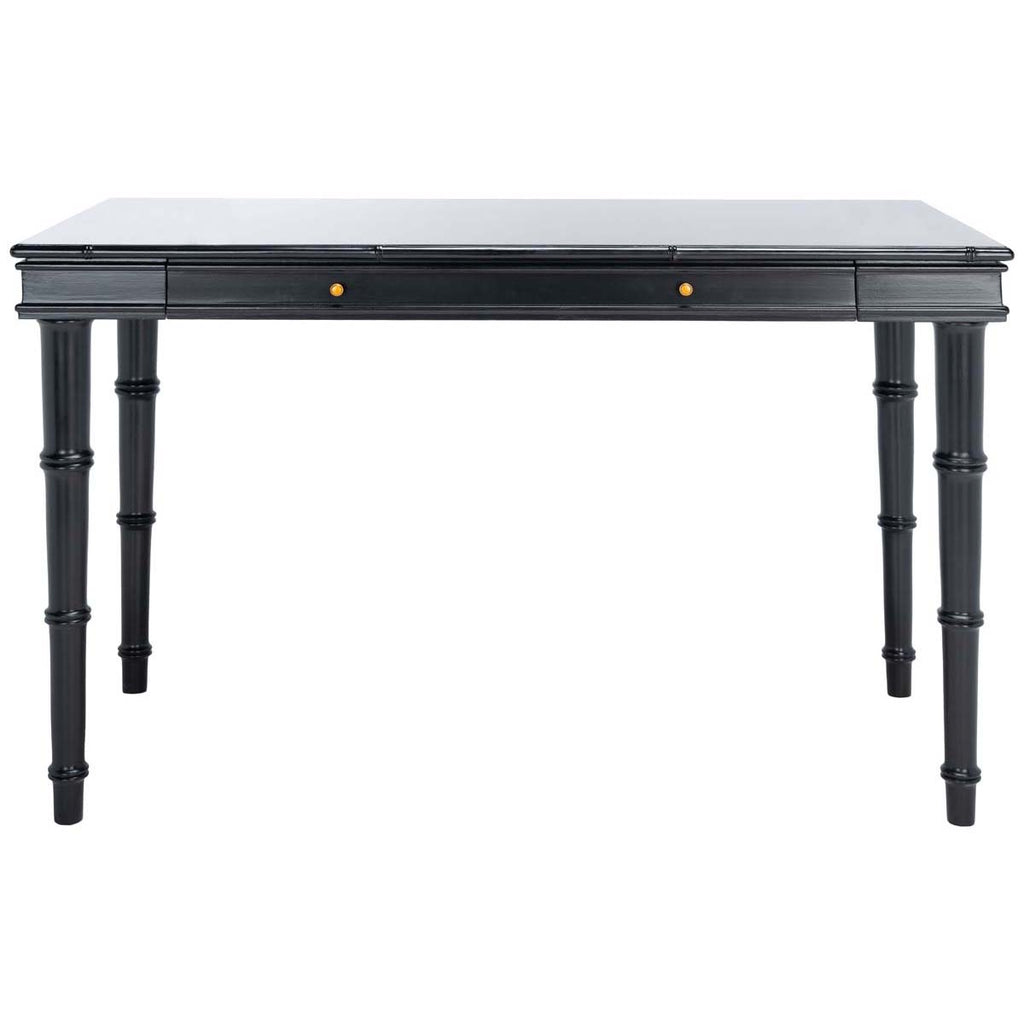 Safavieh Noely Single Drawer Writing Desk - Black / Gold