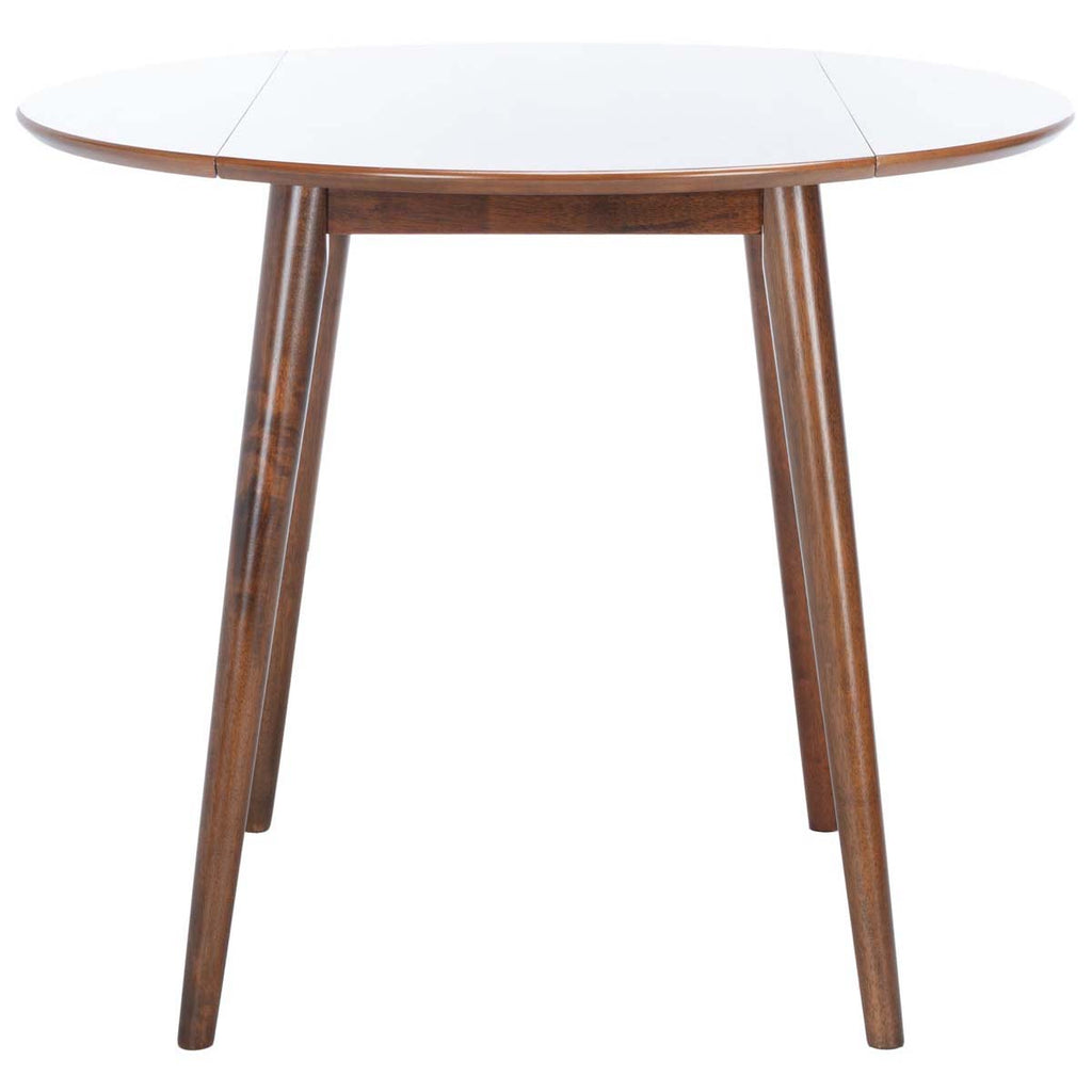 Safavieh Lovell Folding Round Dining Table - Walnut