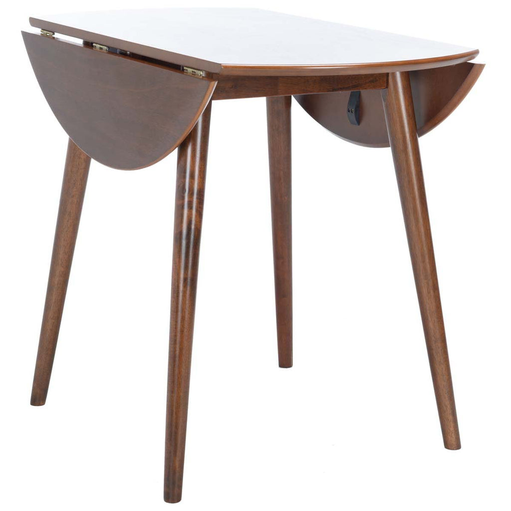 Safavieh Lovell Folding Round Dining Table - Walnut