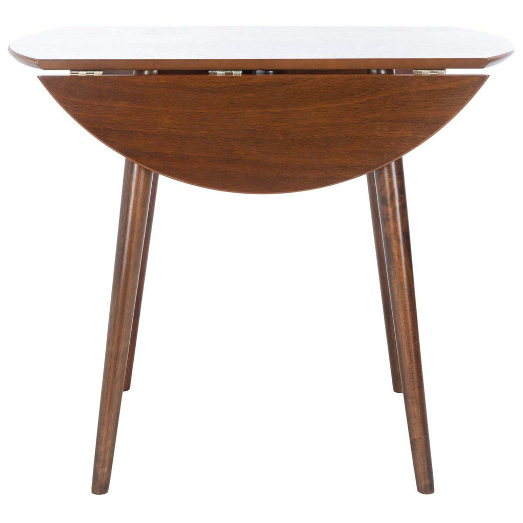 Safavieh Lovell Folding Round Dining Table - Walnut