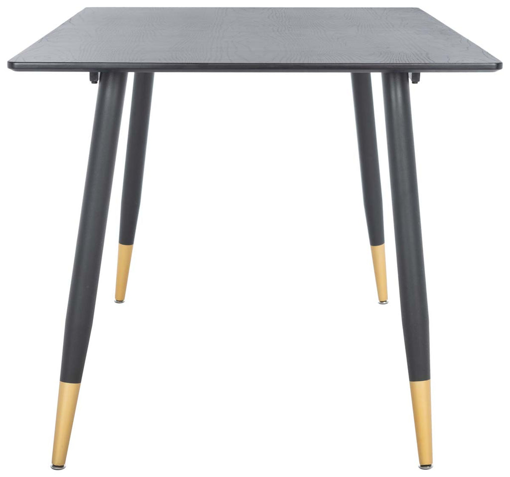 Safavieh Acre Dining Table - Black / Gold