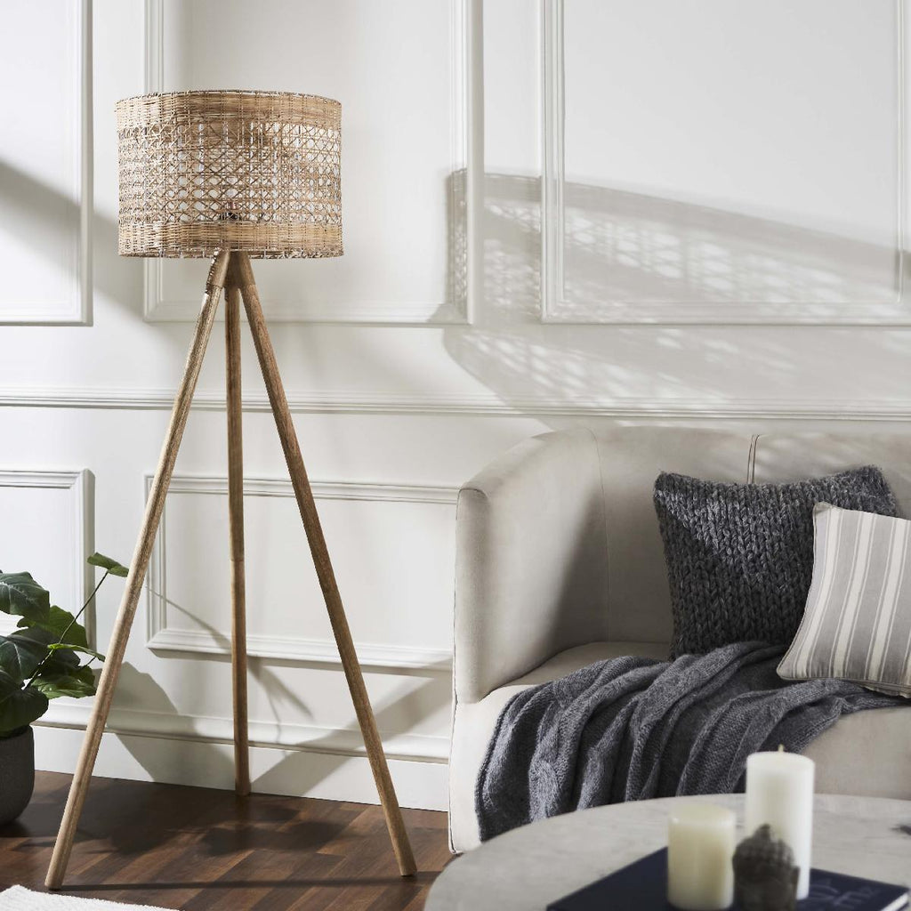 Safavieh Akroyd Floor Lamp - Natural