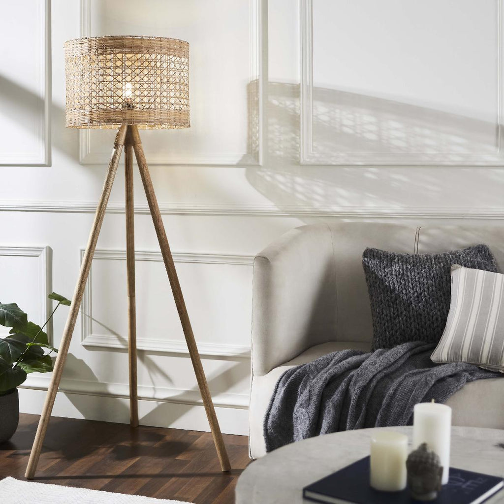 Safavieh Akroyd Floor Lamp - Natural