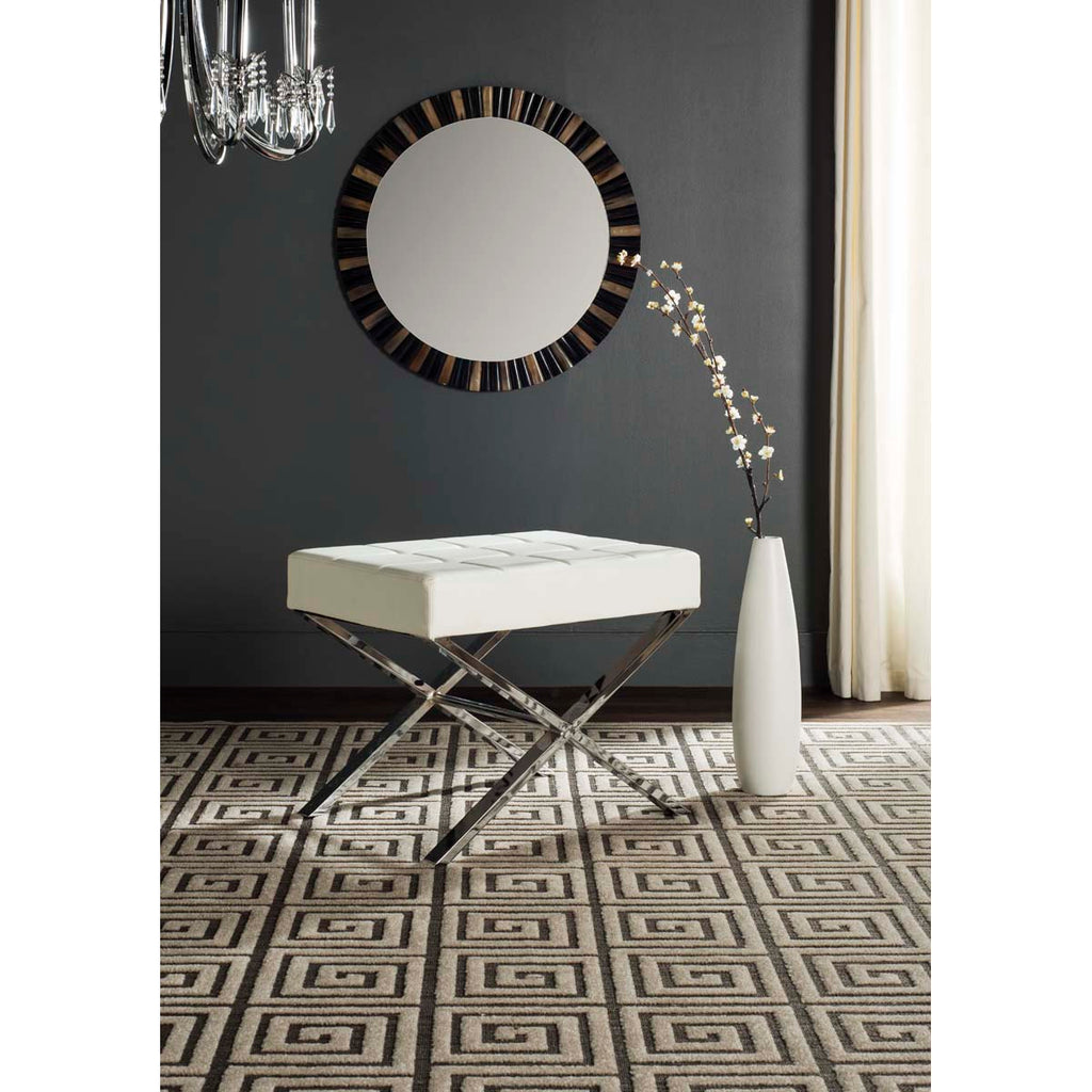 Safavieh Sienna Ottoman - White