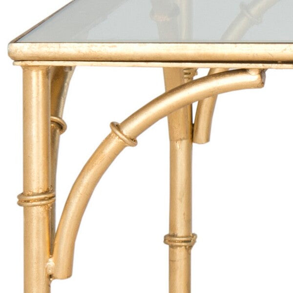 Safavieh Maurice Coffee Table - Gold/Glass