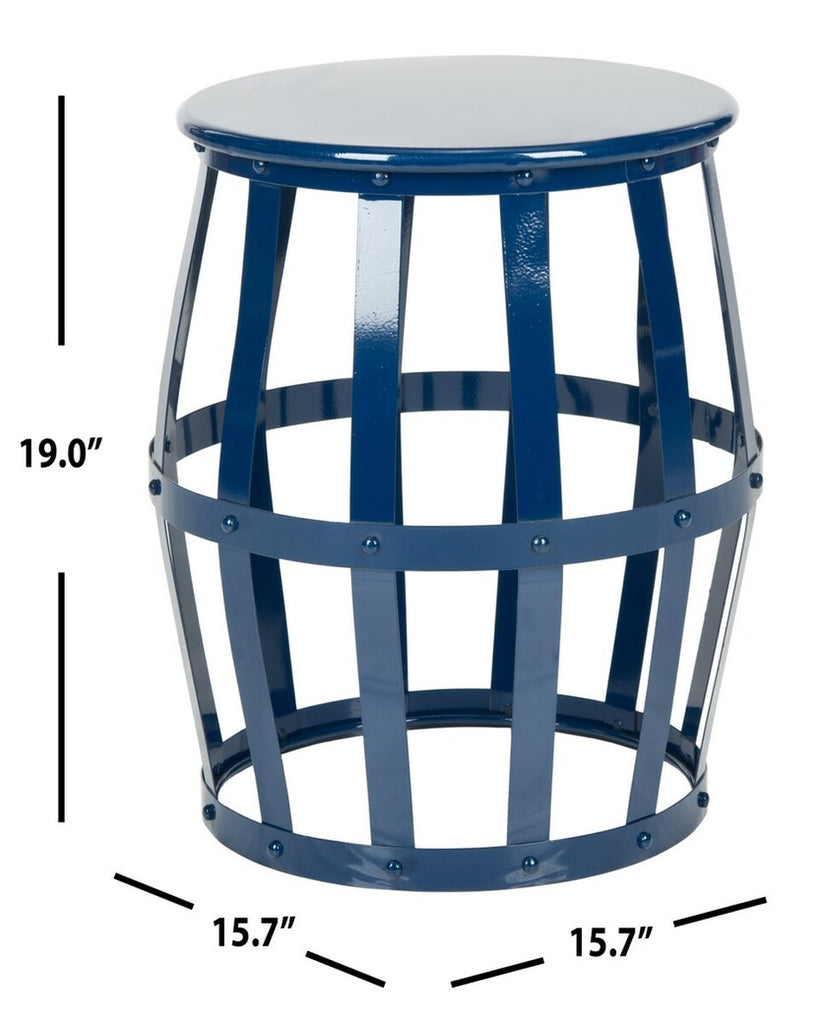 Safavieh Rinaldo Stool - Navy