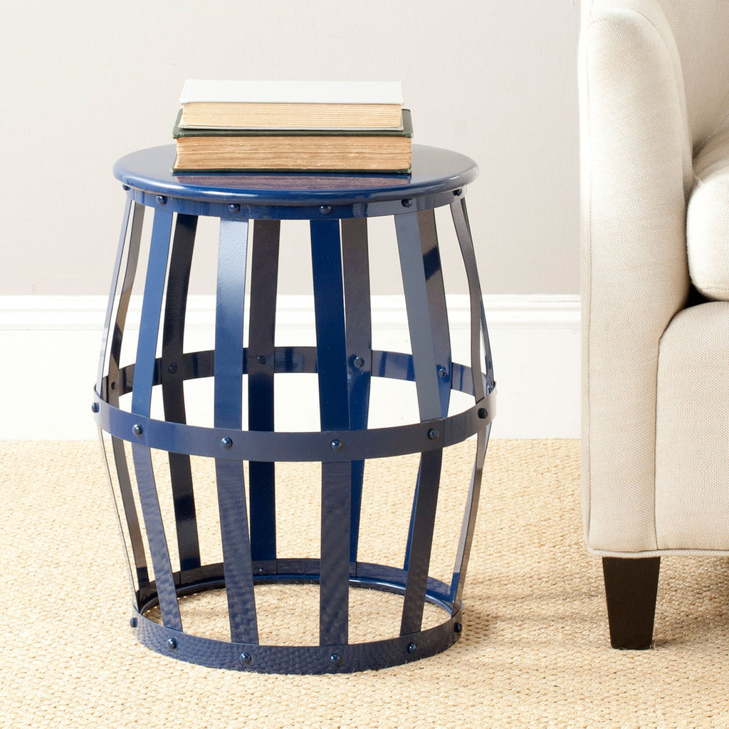 Safavieh Rinaldo Stool - Navy
