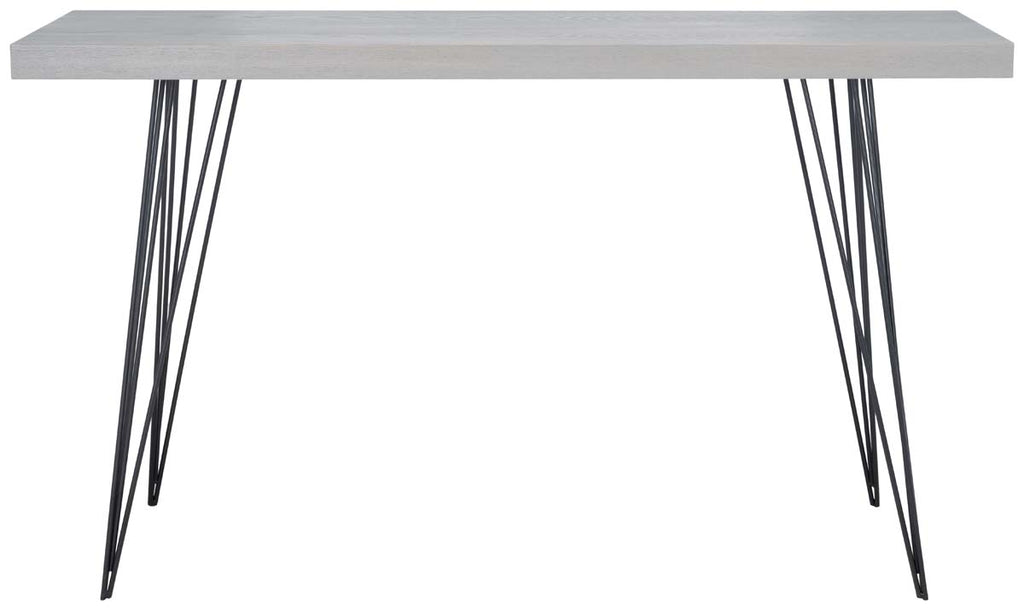 Safavieh Wolcott Retro Mid Century Lacquer Console - Grey/Black