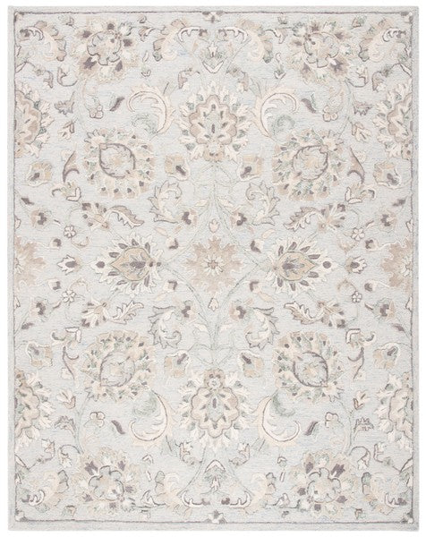 Safavieh Glamour Rug Collection GLM624L - Light Blue / Ivory