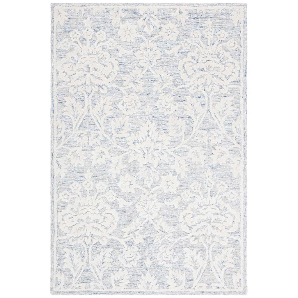 Safavieh Glamour Rug Collection GLM651M - Blue / Ivory