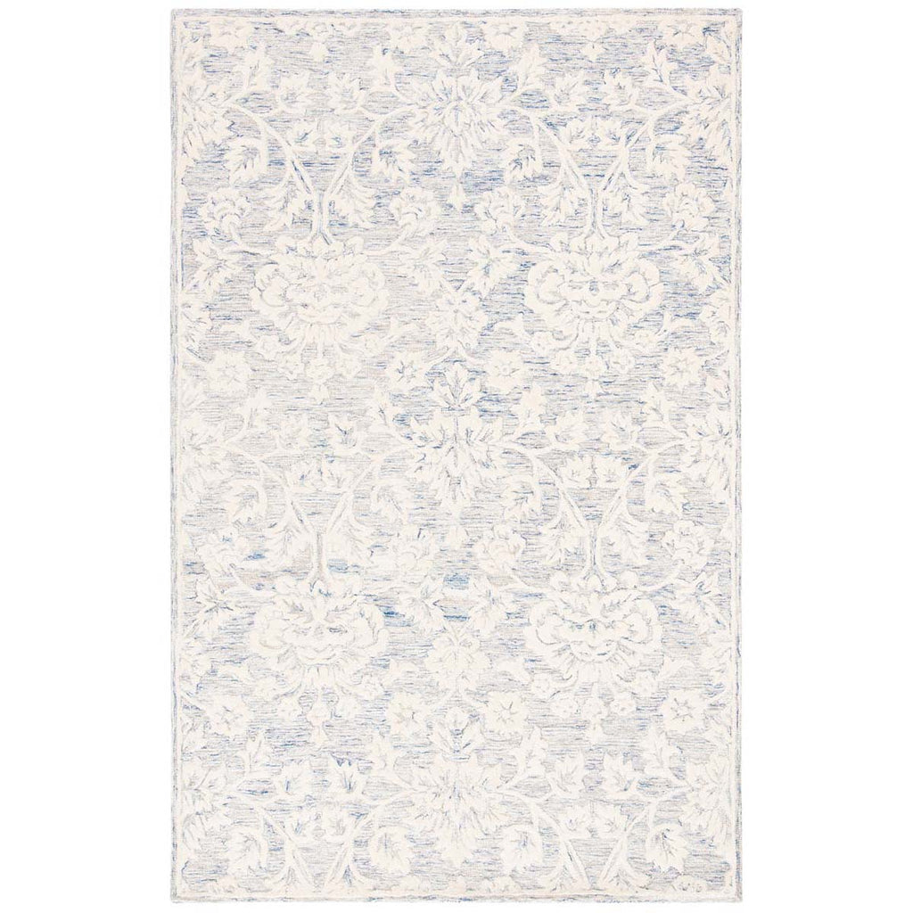 Safavieh Glamour Rug Collection GLM651M - Blue / Ivory