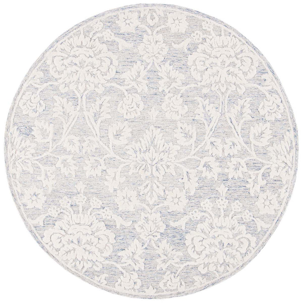 Safavieh Glamour Rug Collection GLM651M - Blue / Ivory