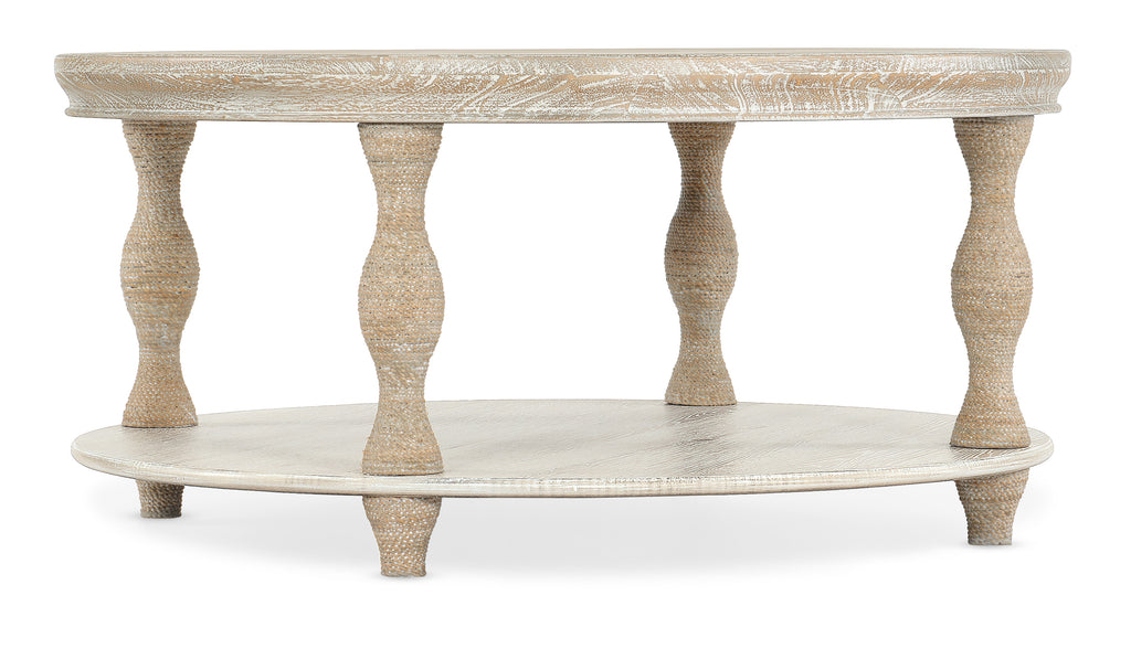 Serenity Bahari Round Cocktail Table | Hooker Furniture - 6350-80111-80